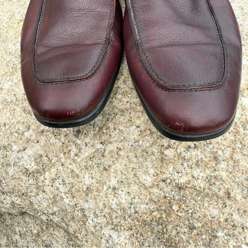Florsheim Men's Penny Loafers Burgundy Leather Size 13D Slip-On Casual Shoes
